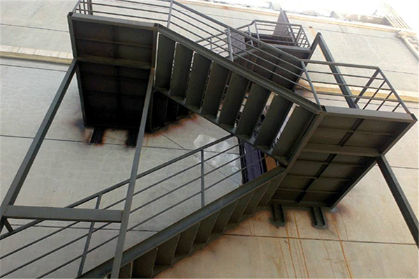 楼梯式钢结构工程架构